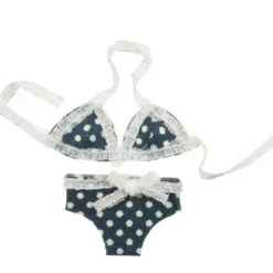 Navy Polka Dot Dollhouse Doll Bikini