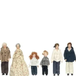 Nixon Dollhouse Doll Family