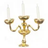 Nonworking 3-Arm Dollhouse Miniature Candelabra
