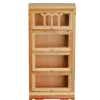Oak Dollhouse Miniature Barrister Bookshelf