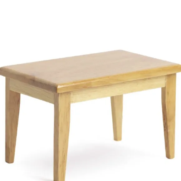 Oak Dollhouse Miniature Kitchen Table