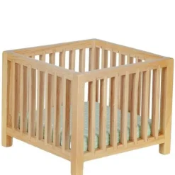 Oak Dollhouse Miniature Playpen