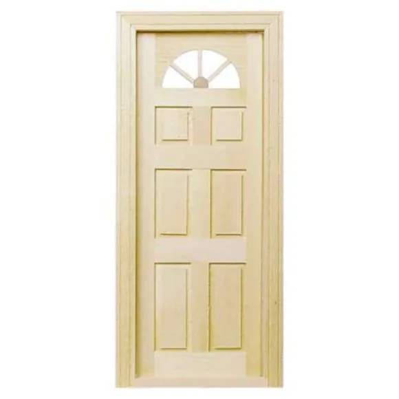 6-Panel Carolina Dollhouse Miniature Door