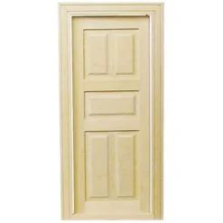 5-Panel Dollhouse Miniature Classic Door