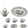 10-Piece Black & White Dollhouse Miniature Coffee Set