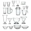 21-Piece Dollhouse Miniature Glassware Set