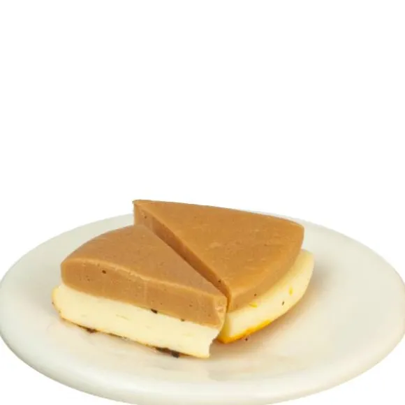 2 Pieces of Dollhouse Miniature Cake on a Plate