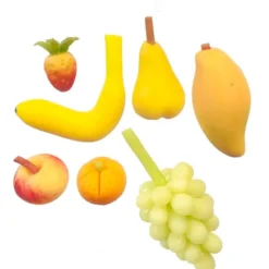 7 Pieces of Dollhouse Miniature Fruit