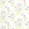 Pink & Lilac Dollhouse Wallpaper