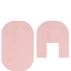 Pink Dollhouse Miniature Bath Rugs