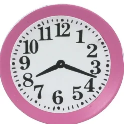 Pink Dollhouse Miniature Wall Clock