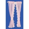 Pink Dollhouse Miniature Demi Tie Back Curtains