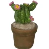 Pink Dollhouse Miniature Potted Cactus