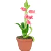 Potted Hot Pink Dollhouse Miniature Lilies