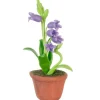 Purple Dollhouse Miniature Lilies in a Pot