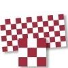 Red & White Dollhouse Floor Tile