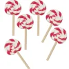 Red & White Dollhouse Miniature Lollipops