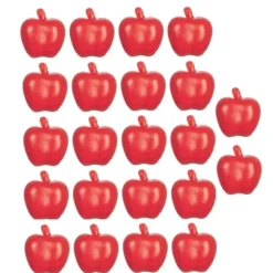 22 Red Dollhouse Miniature Apples