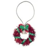 Red Dollhouse Miniature Christmas Wreath