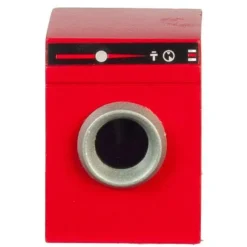 Red Dollhouse Miniature Dryer
