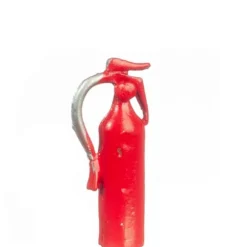 Red Dollhouse Miniature Fire Extinguisher