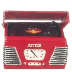 Red Dollhouse Miniature Turntable