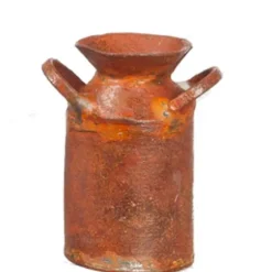 Rusted Dollhouse Miniature Milk Can