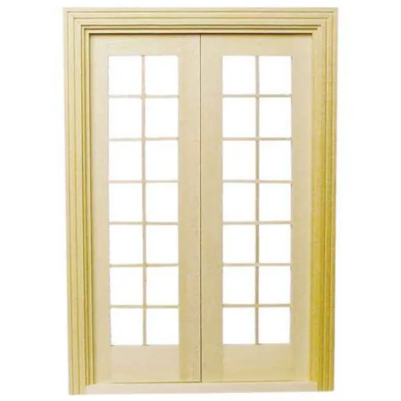1/24 Scale Dollhouse Miniature French Doors