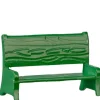1/24 Scale Green Dollhouse Miniature Bench
