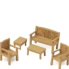 1/24 Scale Oak Dollhouse Miniature Garden Set