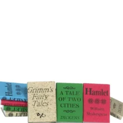 Set of 12 Dollhouse Miniature Books