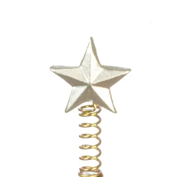 Silver Dollhouse Miniature Christmas Tree Topper