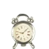 Silver Dollhouse Miniature Alarm Clock
