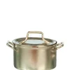 Silver Dollhouse Miniature Pot