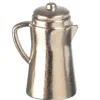 Silver Dollhouse Miniature Coffee Pot