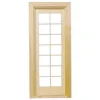 Single Dollhouse Miniature French Door