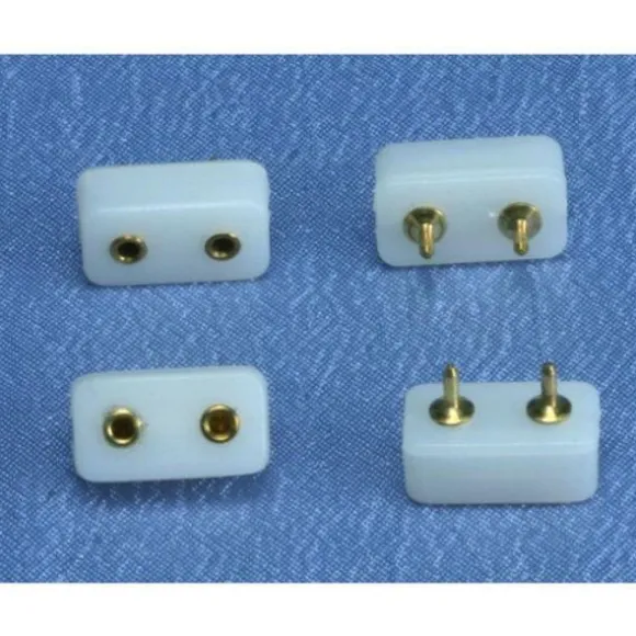 Single Wall Dollhouse Miniature Plug-In Receptacle Set