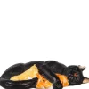 Sleeping Dollhouse Miniature Black Cat with Kittens
