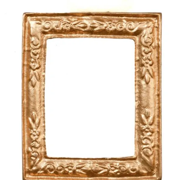 Small Gold Dollhouse Miniature Frame