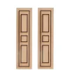Square Center Dollhouse Miniature Shutters