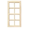 Standard 8-Light Dollhouse Miniature Window