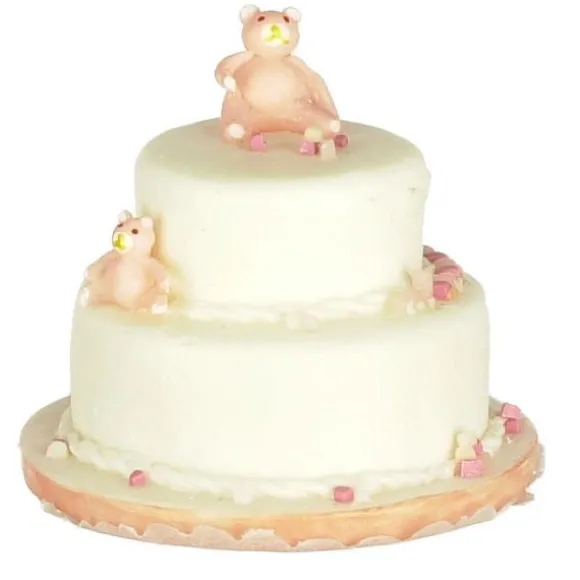 Teddy Bear Dollhouse Miniature Cake