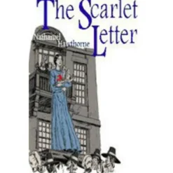 The Scarlet Letter Dollhouse Miniature Book with Printed Pages