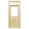 Traditional Dollhouse Miniature Door