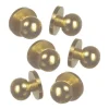 Traditional Round Dollhouse Miniature Brass Door Knobs
