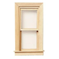 Traditional Working Dollhouse Miniature Attic Window