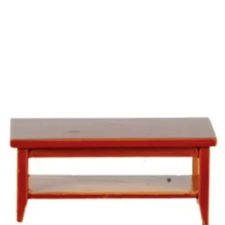 Walnut Dollhouse Miniature Coffee Table