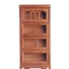 Walnut Dollhouse Miniature Barrister Bookshelf