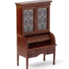 Walnut Dollhouse Miniature Colonial Secretary Desk