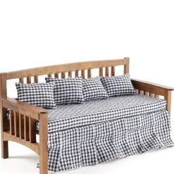 Walnut Dollhouse Miniature Daybed